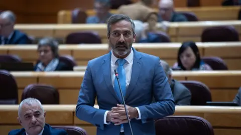 Pedro San Gin&eacute;s en el Senado.