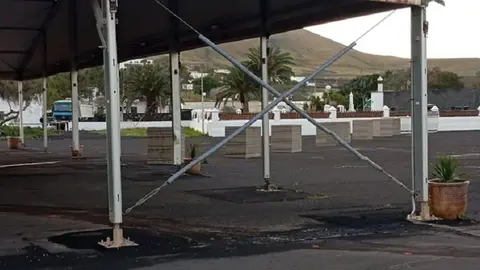 Imagen del lugar en el que se est&aacute;n produciendo las obras. 