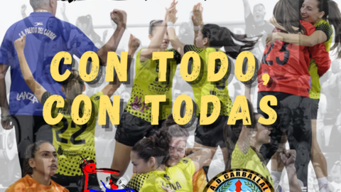 Cartel promocional del partido entre el Puerto del Carmen y el Carballal.