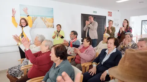 Isidro P&eacute;rez en el Centro de Respiro Familiar.