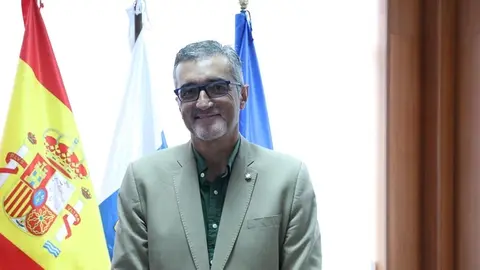 Consejero de Bienestar Social del Cabildo de Lanzarote, Marci Acu&ntilde;a.
