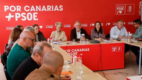 Imagen del encuentro del PSOE canario de este viernes