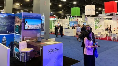 Stand de Lanzarote en la Seatrade Cruise Global.