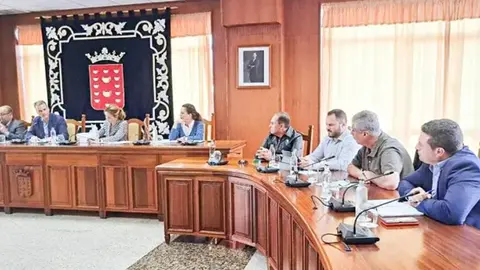 Imagen de la &uacute;ltima asamblea del Consorcio del Agua celebrada en el Cabildo.