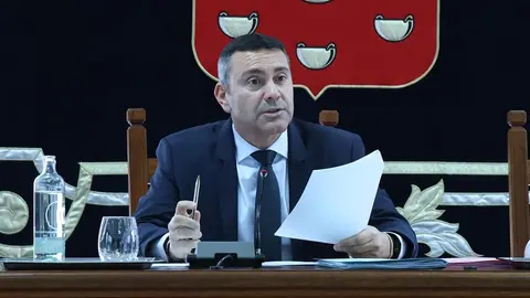 Oswaldo Betancort en el Pleno.