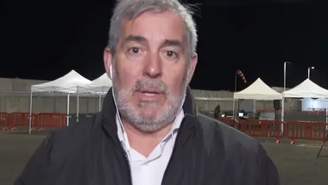 Fernando Clavijo en una de sus intervenciones en la televisi&oacute;n nacional en estos d&iacute;as, en la Sexta. 