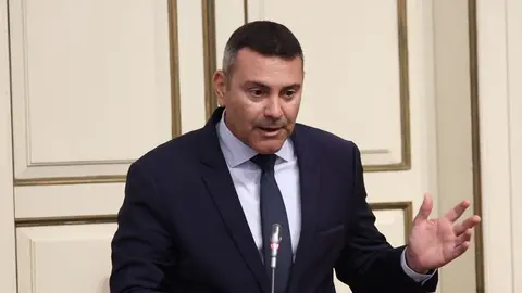 Oswaldo Betancort durante su intervenci&oacute;n
