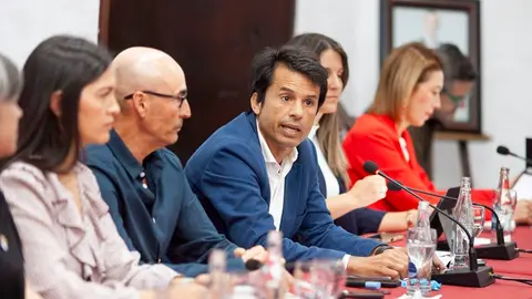 Los concejales del PSOE durante la sesi&oacute;n plenaria.