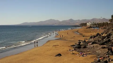 Imagen de la costa de Puerto del Carmen.
