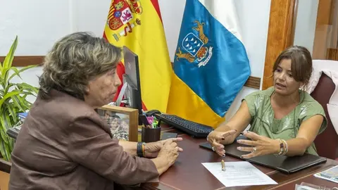 Olivia Duque y Rita Hern&aacute;ndez.