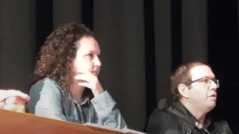 Los dos portavoces de los dos partidos de la oposici&oacute;n en Tinajo en una imagen de archivo. 