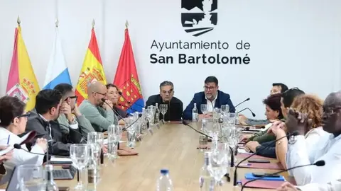 Imagen de archivo de un pleno en San Bartolom&eacute;. 