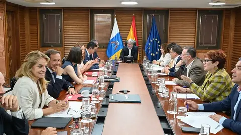 Imagen del encuentro del Consejo de Gobierno de este lunes.