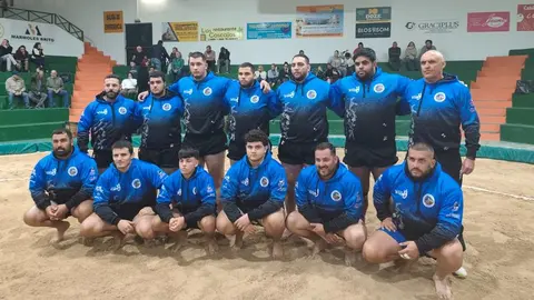 Imagen de archivo del equipo de lucha de Tinajo.