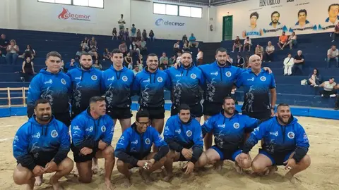 Equipo del Tinajo que se ha clasificado para la semifinal del jueves