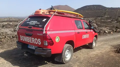 Dispositivo del Consorcio de Seguridad y Emergencias desplazado en La Graciosa.