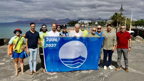 Banderas azules de Puerto del Carmen.