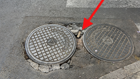Imagen de una de las deficiencias denunciadas.