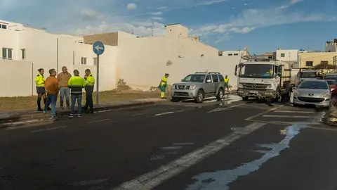 Jacobo lemes y Echedey Eugenio en unas de las &uacute;ltimas actuaciones en Altavista.
