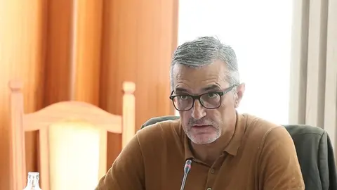 Marci Acu&ntilde;a en el Pleno del Cabildo de Lanzarote.