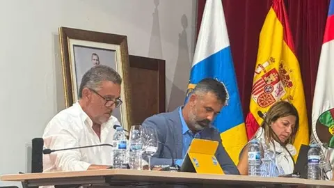 Concejales de CC en Yaiza.