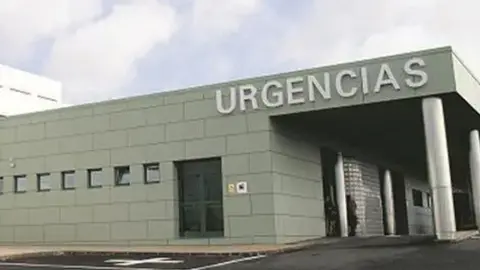 Entrada al servicio de Urgencias del Hospital de Arrecife.