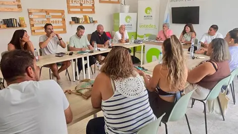 Imagen del encuentro de la Ejecutiva de Nueva Canarias.
