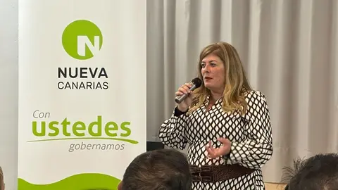 Belén Machín, secretaria general del Comité Local de Teguise.