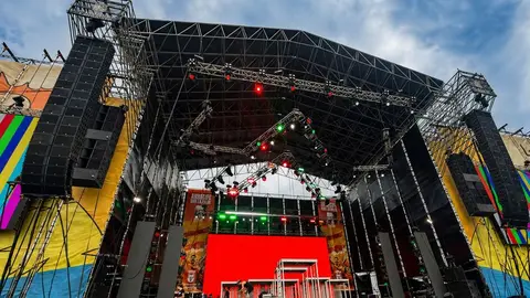 Escenario de Lava Live.
