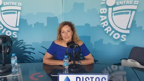 Astrid P&eacute;rez en el programa Entre Barrios.