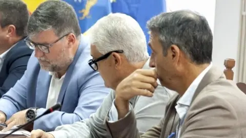 Isidro P&eacute;rez, Jos&eacute; Juan Cruz y Alfredo Villalba.