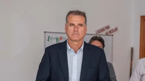 Domingo Cejas en el complejo de Zonzamas.