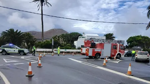 Los fuertes vientos y las primeras lluvias de la borrasca Claudia provocan varios desperfectos por toda la Isla