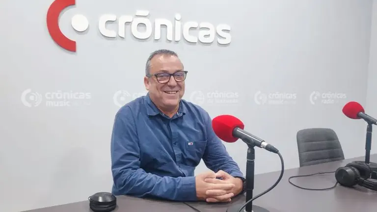 Jos&eacute; Luis Aparicio en una entrevista en Cr&oacute;nicas Radio.
