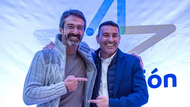 Pedro San Ginés y Oswaldo Betancort