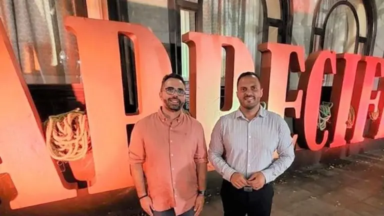 Echedey Eugenio y Yonathan de Le&oacute;n