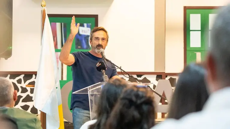 Pedro San Gin&eacute;s en un acto de CC.