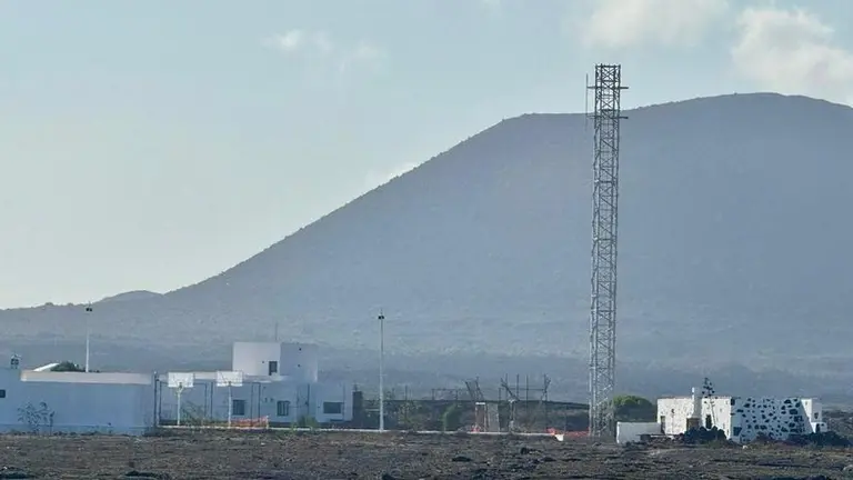Imagen del impacto visual que genera la antena de Masdache.