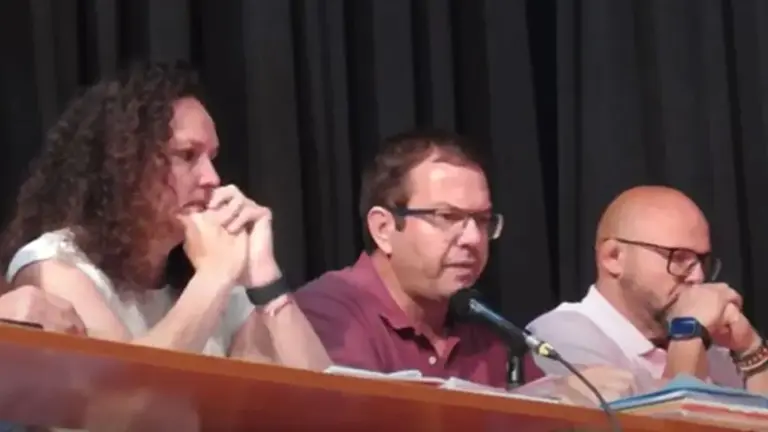 Antonio Morales durante una intervención en otro pleno en Tinajo.