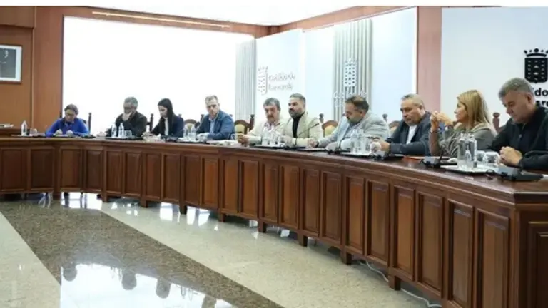 Imagen de archivo de un pleno del Cabildo.