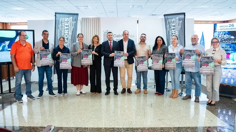 Presentación del torneo de bola canaria de mayores.