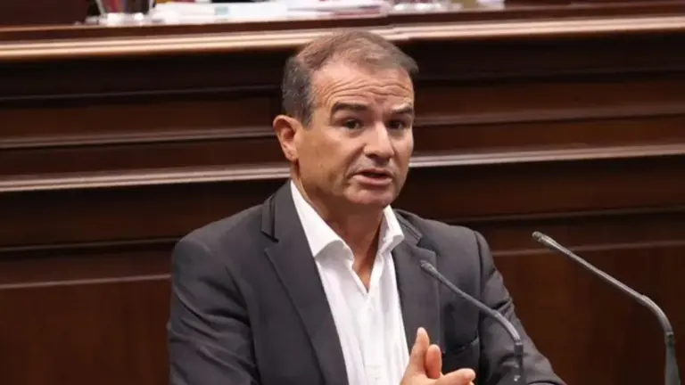 Marcos Hernández en una intervención en el Parlamento autonómico.