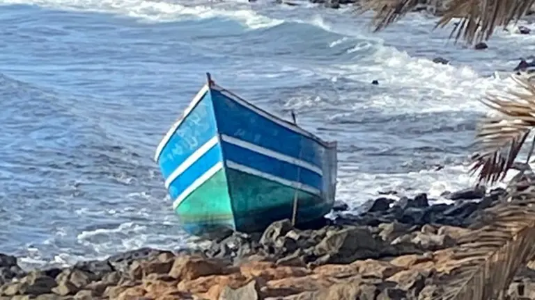 Embarcación llegada este fin de semana a Costa Teguise.