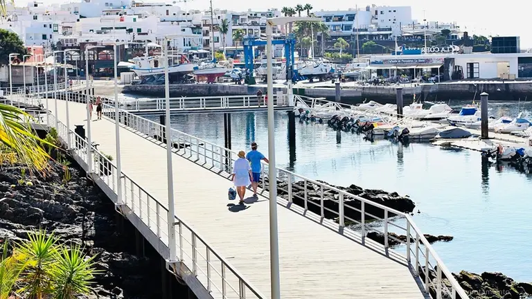 Muelle de Puerto del Carmen.