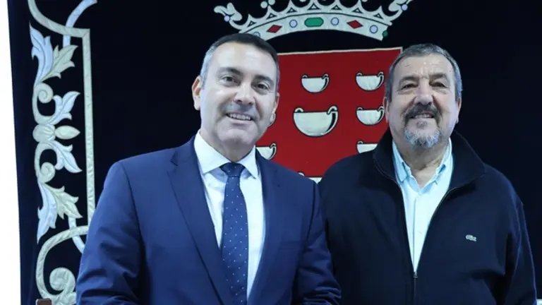 Oswaldo Betancort junto a Miguel &Aacute;ngel Jim&eacute;nez.