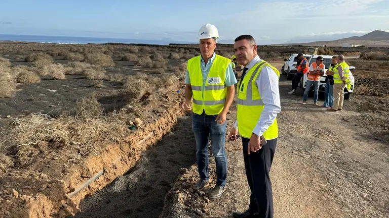 Oswaldo Betancort junto a Domingo Cejas.