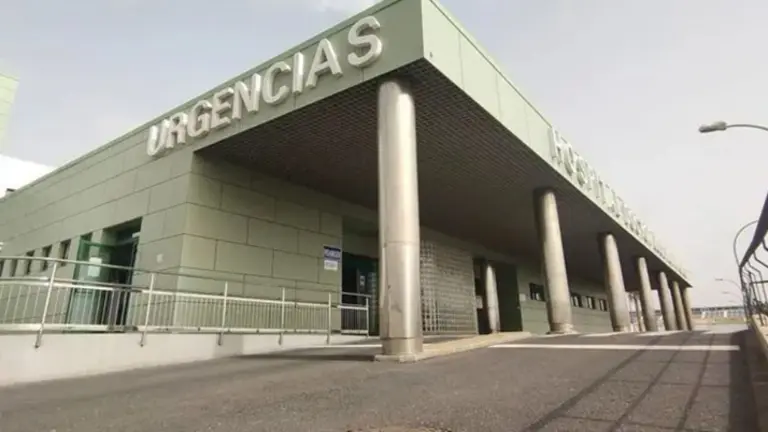 Imagen de entrada a Urgencias del Hospital Molina Orosa de Arrecife.