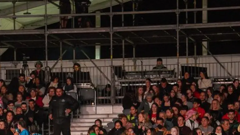 Imagen del montaje del Recinto Ferial.