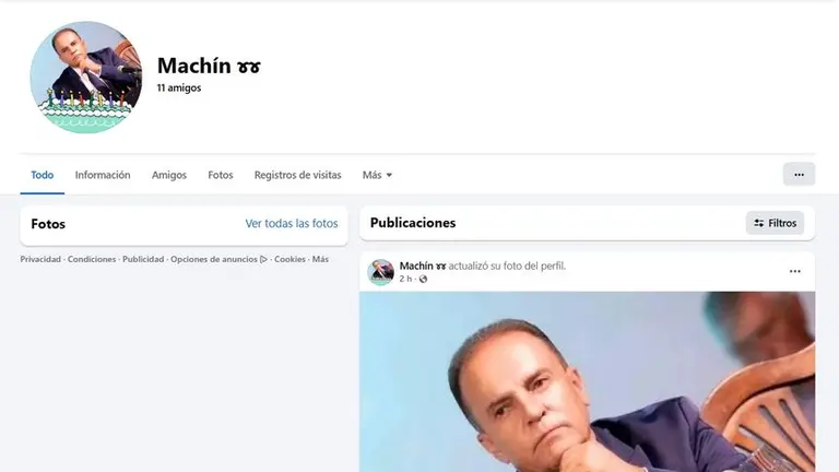 Imagen del perfil falso del alcalde de Tinajo