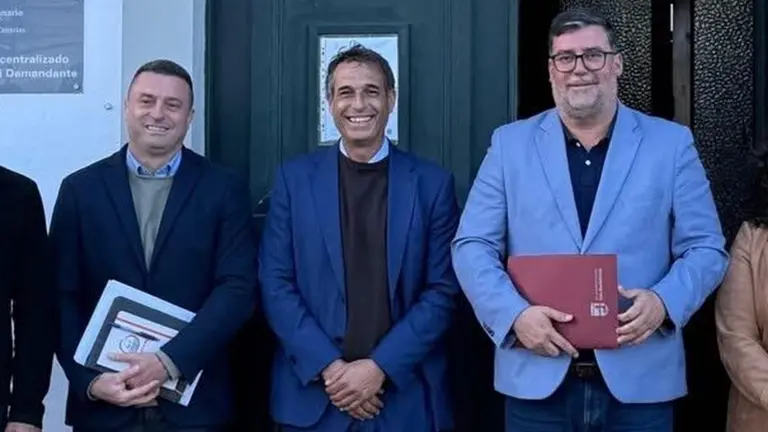 Alfredo Villalba, &Oacute;scar Noda e Isidro P&eacute;rez.